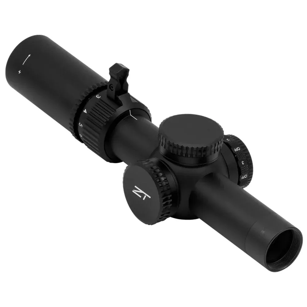 ZeroTech Vengeance 1-6x24mm 30mm Second Focal Plane RAR MOA Illuminated Scope Black
