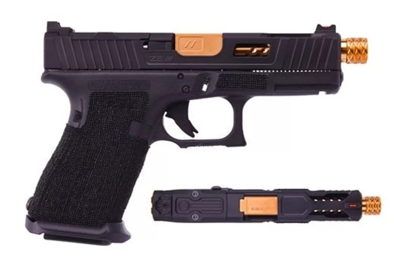 ZEV Glock 19 G4 RAPTOR 9MM Bronze Threaded Barrel 3- 15rd Mags