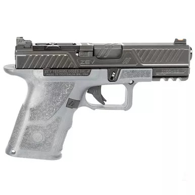 Zev Technologies OZ9C Combat Pistol 9mm Luger 15+1 Round 4" Barrel Black Slide Grey Grip