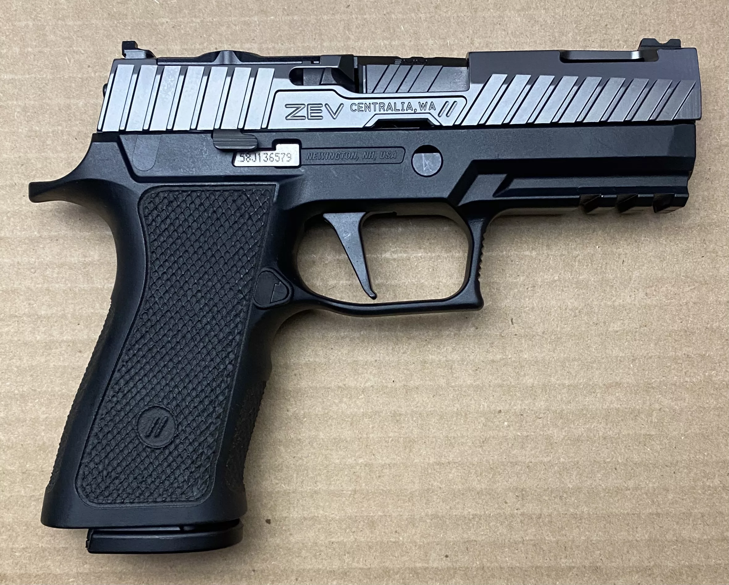 Zev Technologies Z320 XCarry Octane Gray 9mm RMR Cut