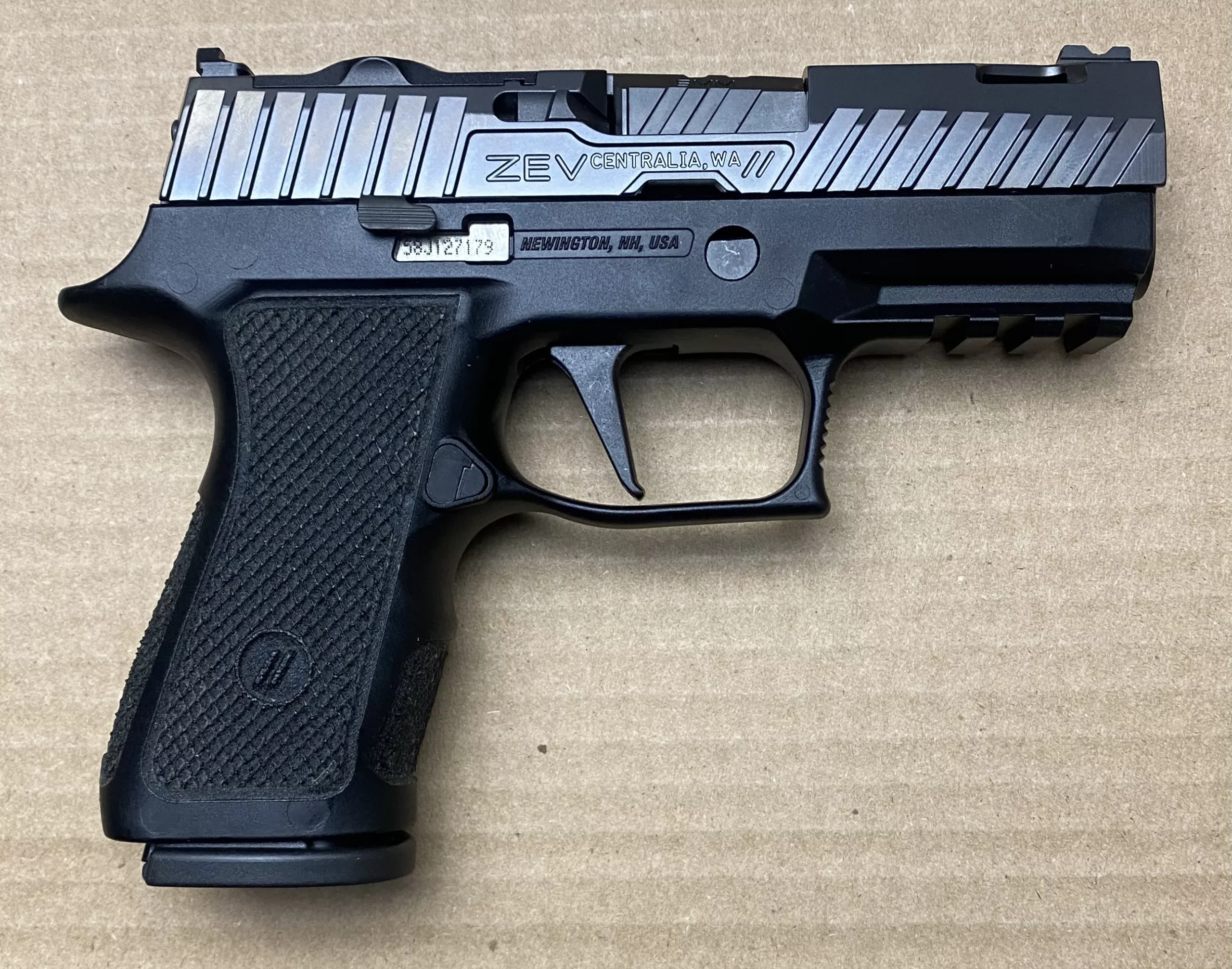 Zev Technologies Z320 XCompact Octane Gray 9mm RMR Cut