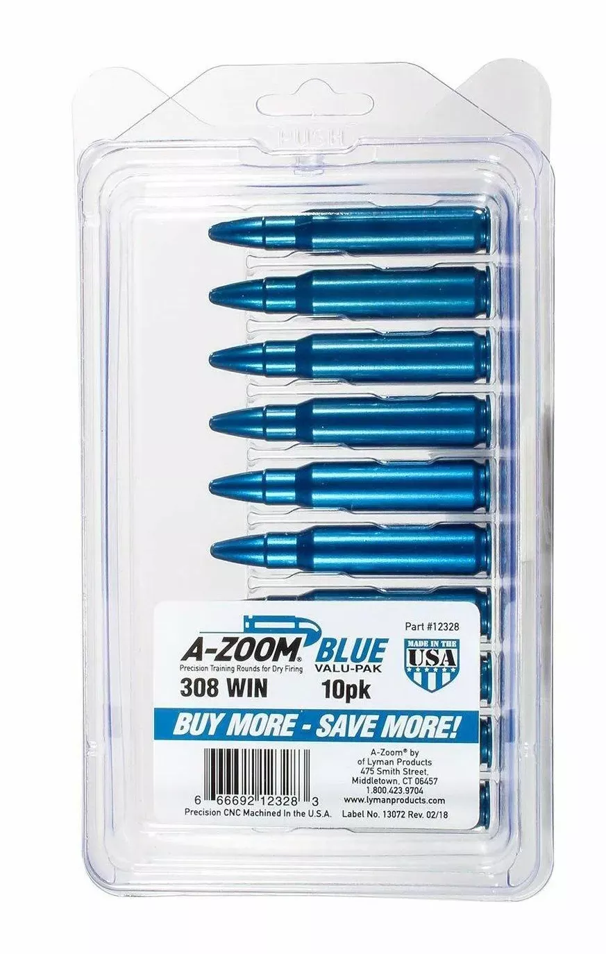 A-Zoom Precision Blue Snap Caps – .223 Remington | 10 Pack